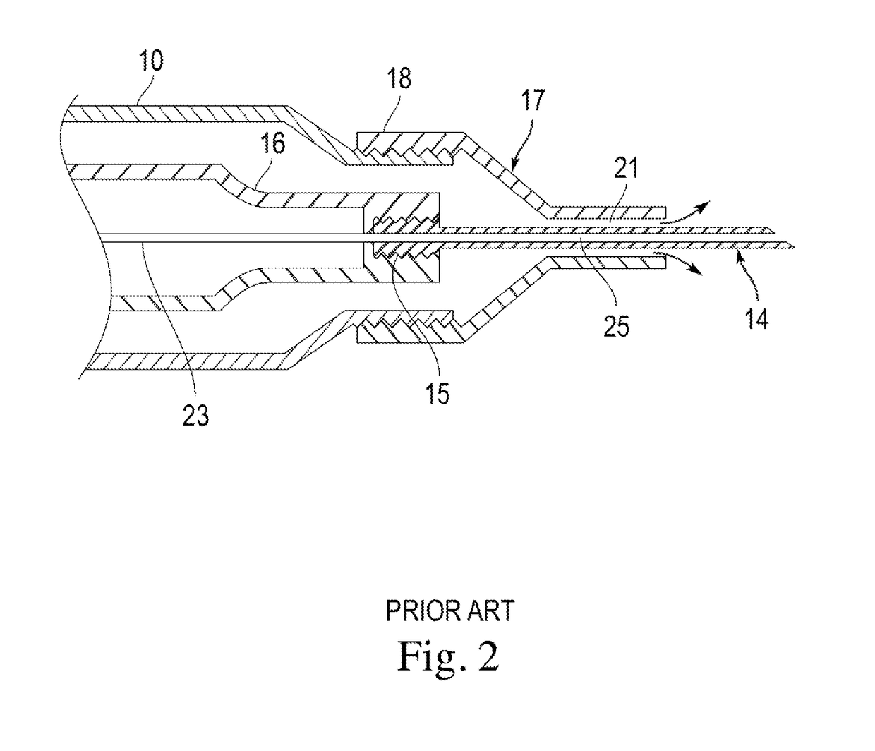 Surgical handpiece with disposable concentric lumen work tip