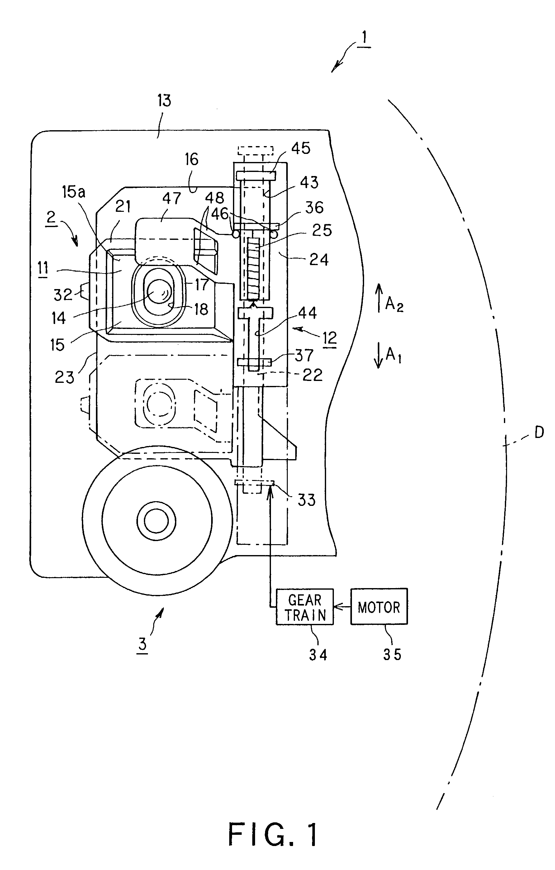 Optical pickup device, and recorder and/or player