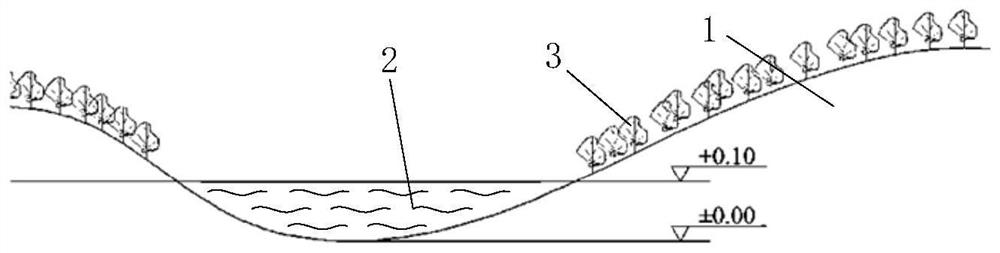 Aggregated mangrove forest artificial planting system and method thereof