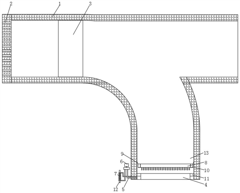 A purification and antivirus system for central air-conditioning air inlet and return air outlet