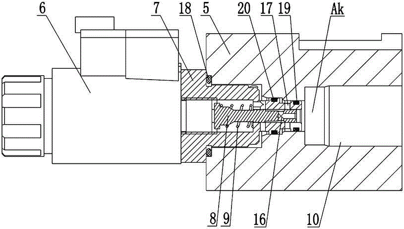 Electric proportional multi-way valve