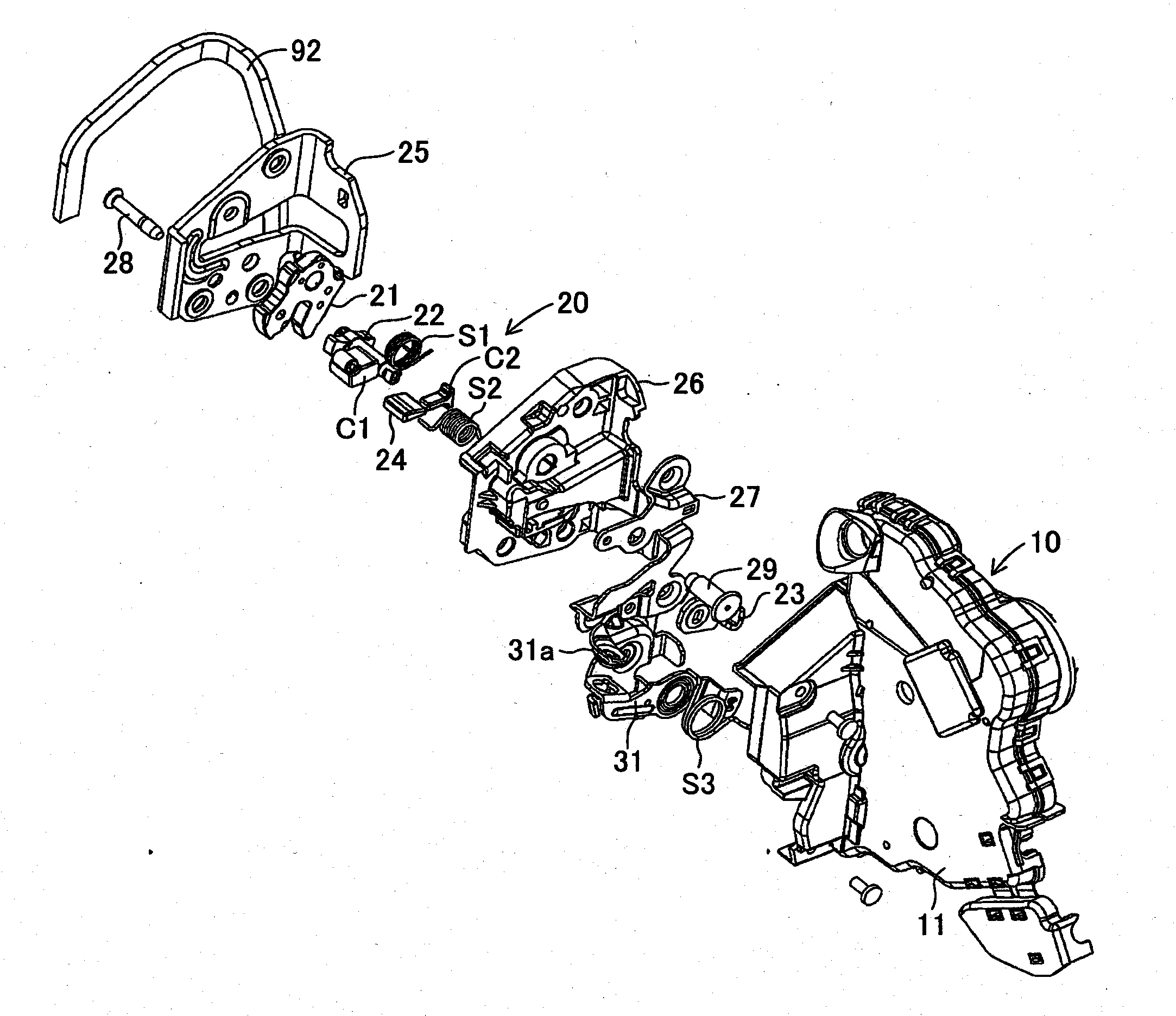 Door lock device for vehicle