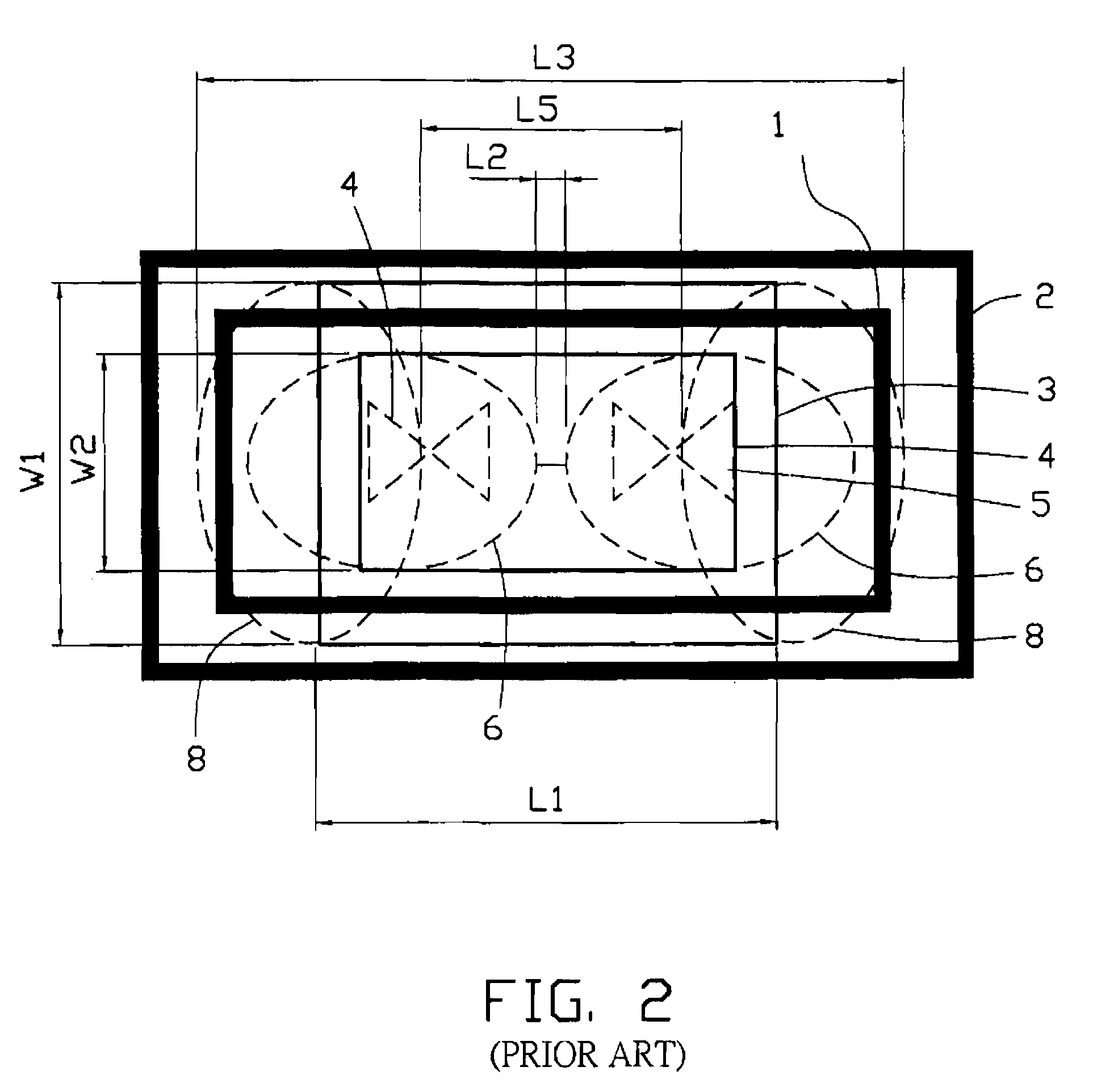 Pad layouts of a printed circuit board