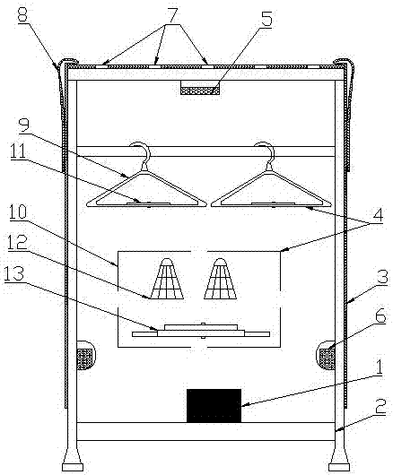 Novel laundry dryer