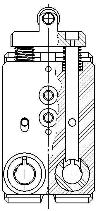 Elastic conveying carrier for cylindrical products