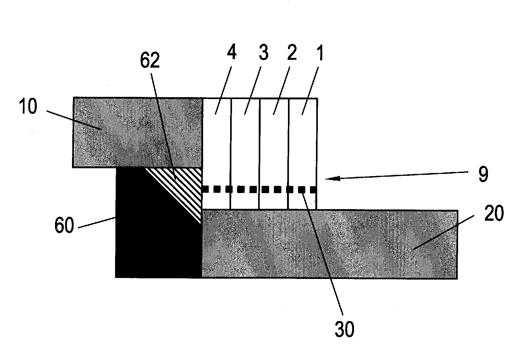 Method for producing overlapping weld joints and overlapping weld joint