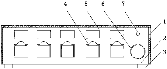 Router having good heat radiation effect