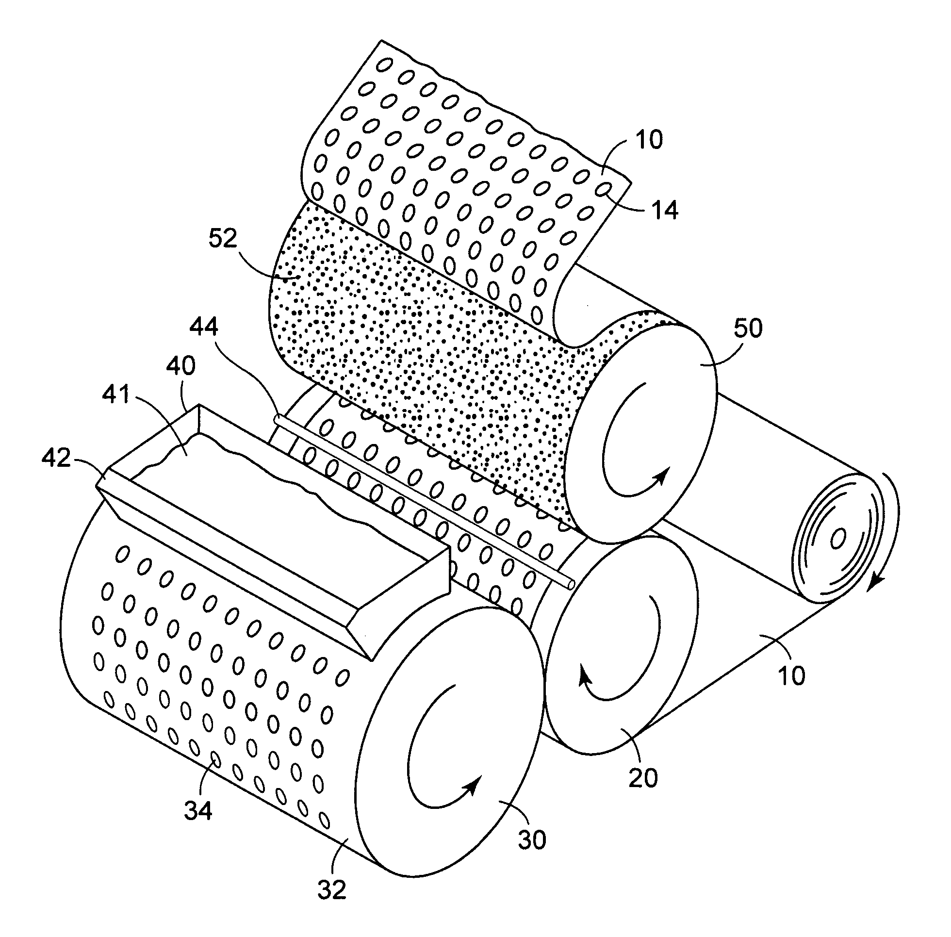 Systems and methods for composite webs with structured discrete polymeric regions