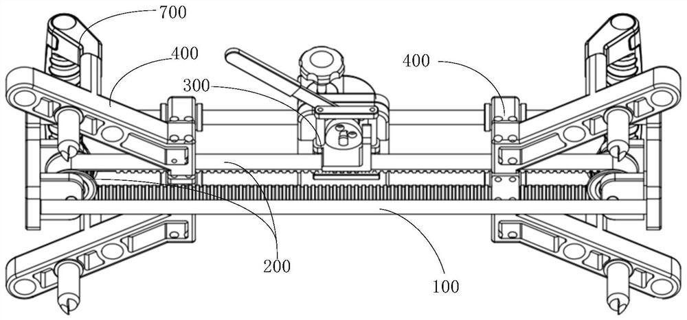 Hub clamping device