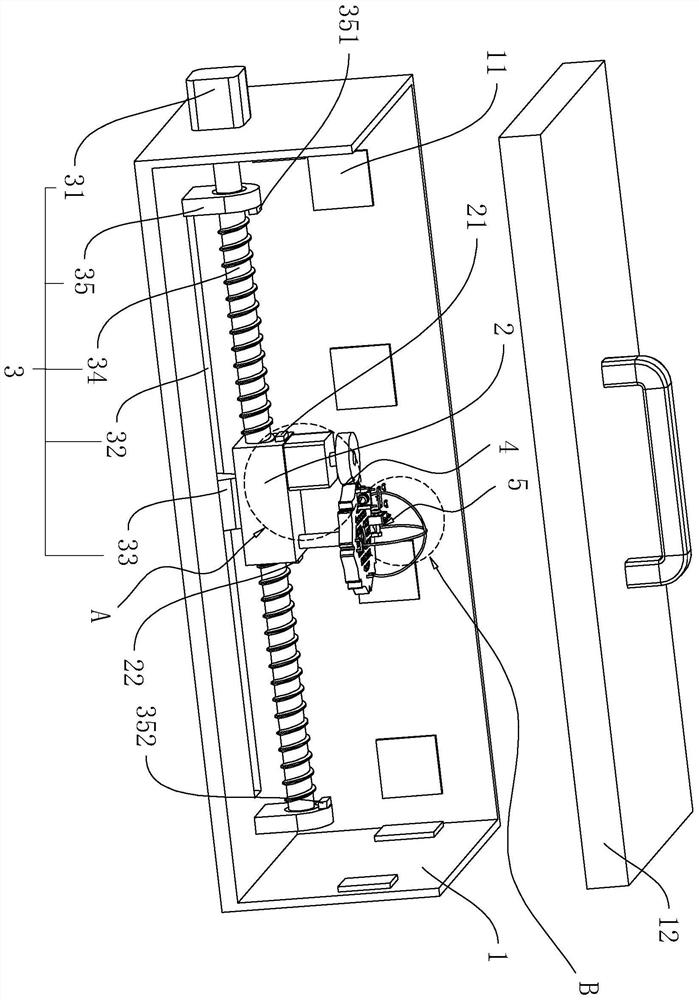 Camera waterproof performance test device