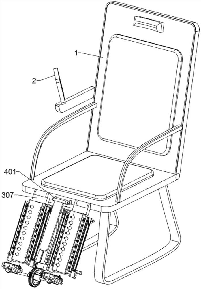 Adjustable postoperative leg intelligent nursing device for neurosurgery department