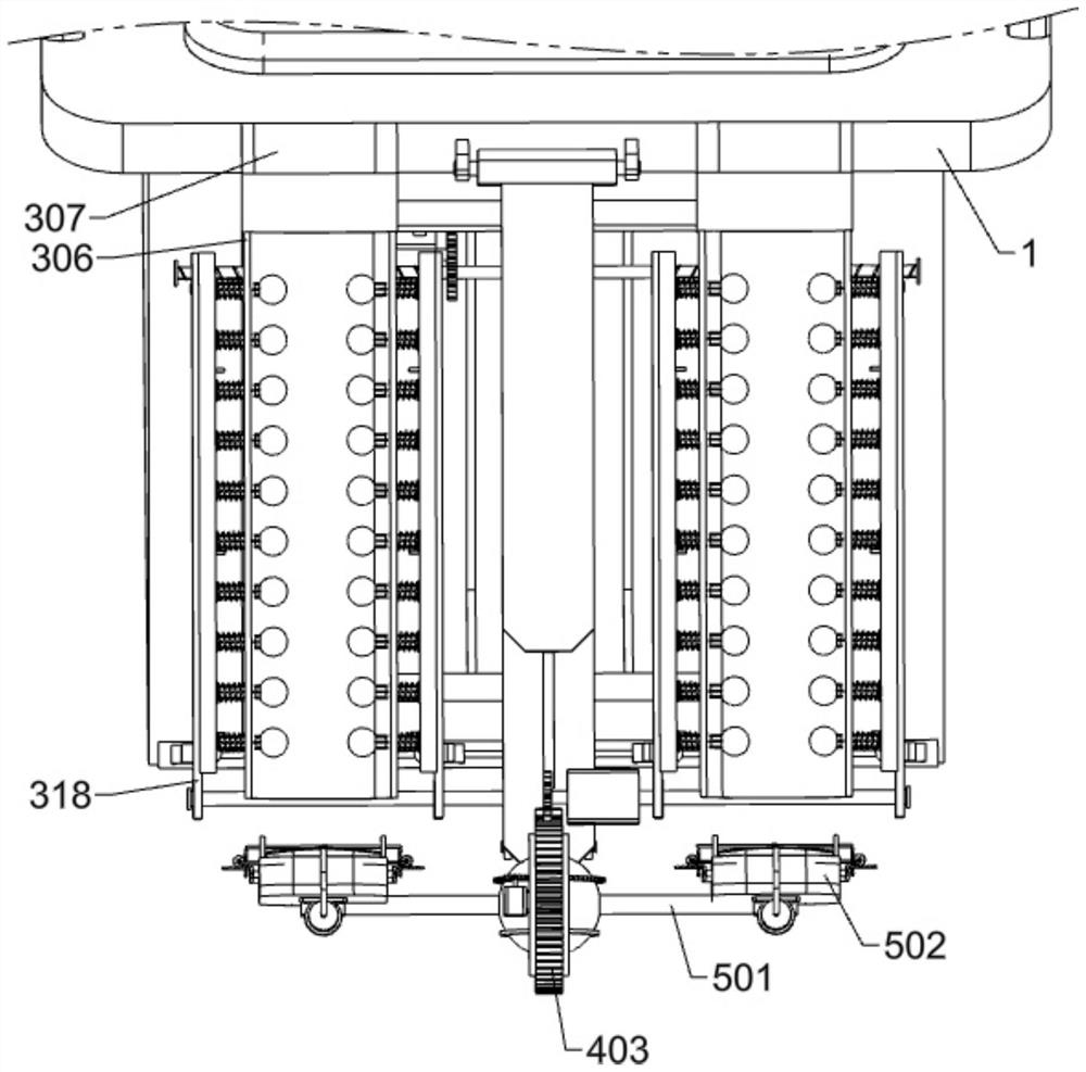 Adjustable postoperative leg intelligent nursing device for neurosurgery department