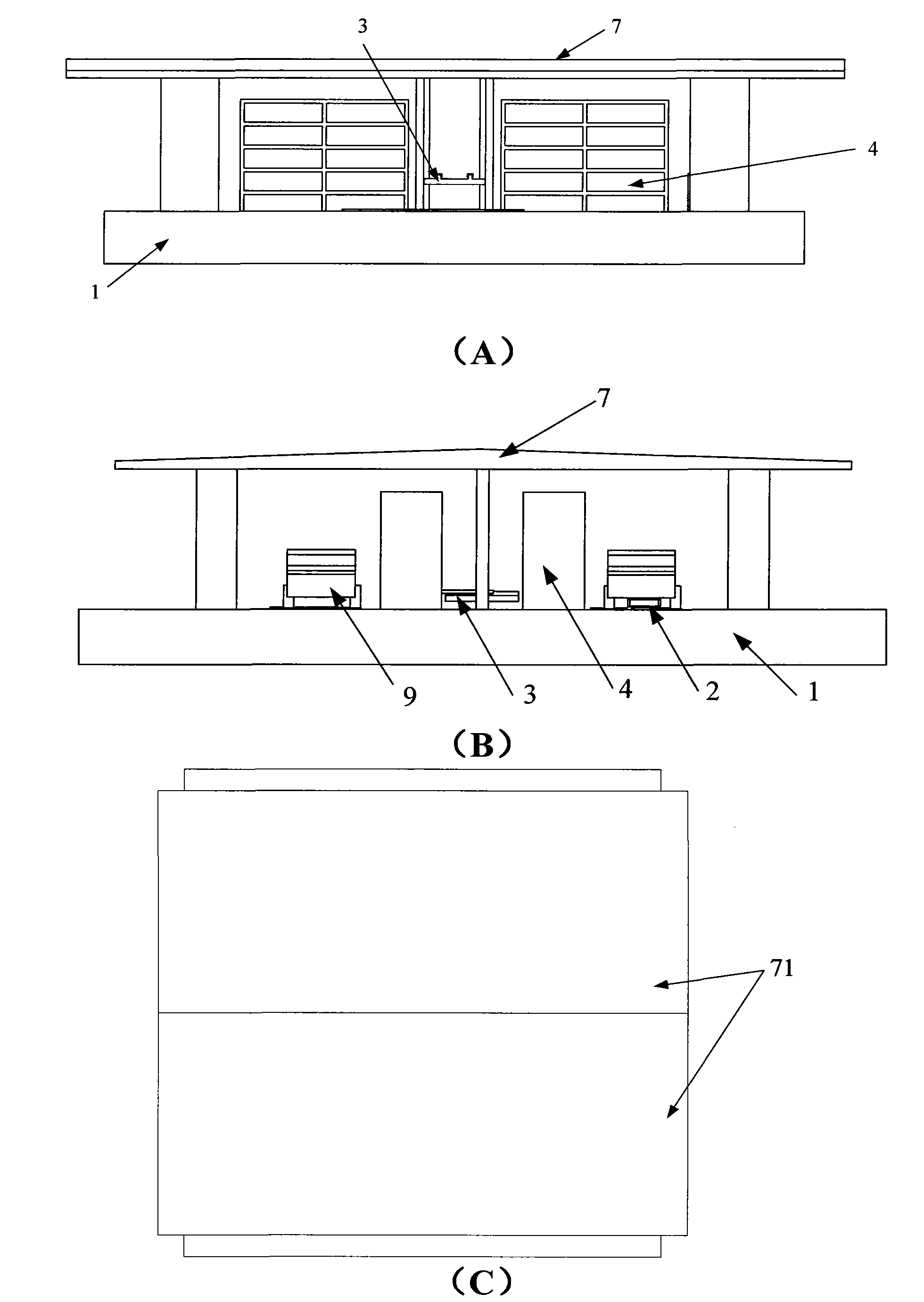 Quick replacement station for battery box of electric vehicle and battery box replacement method