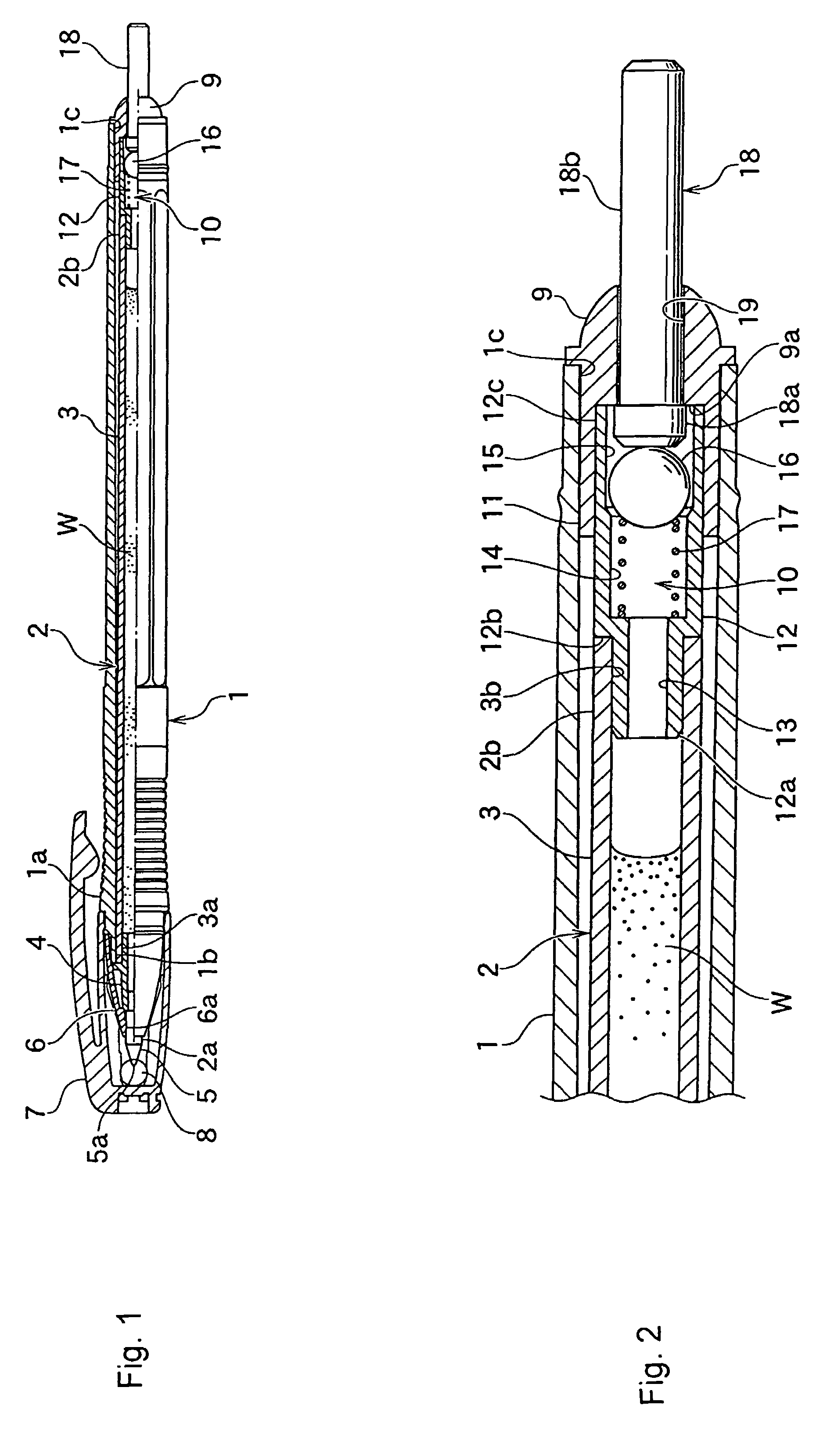 Pen adapted to be pressurized