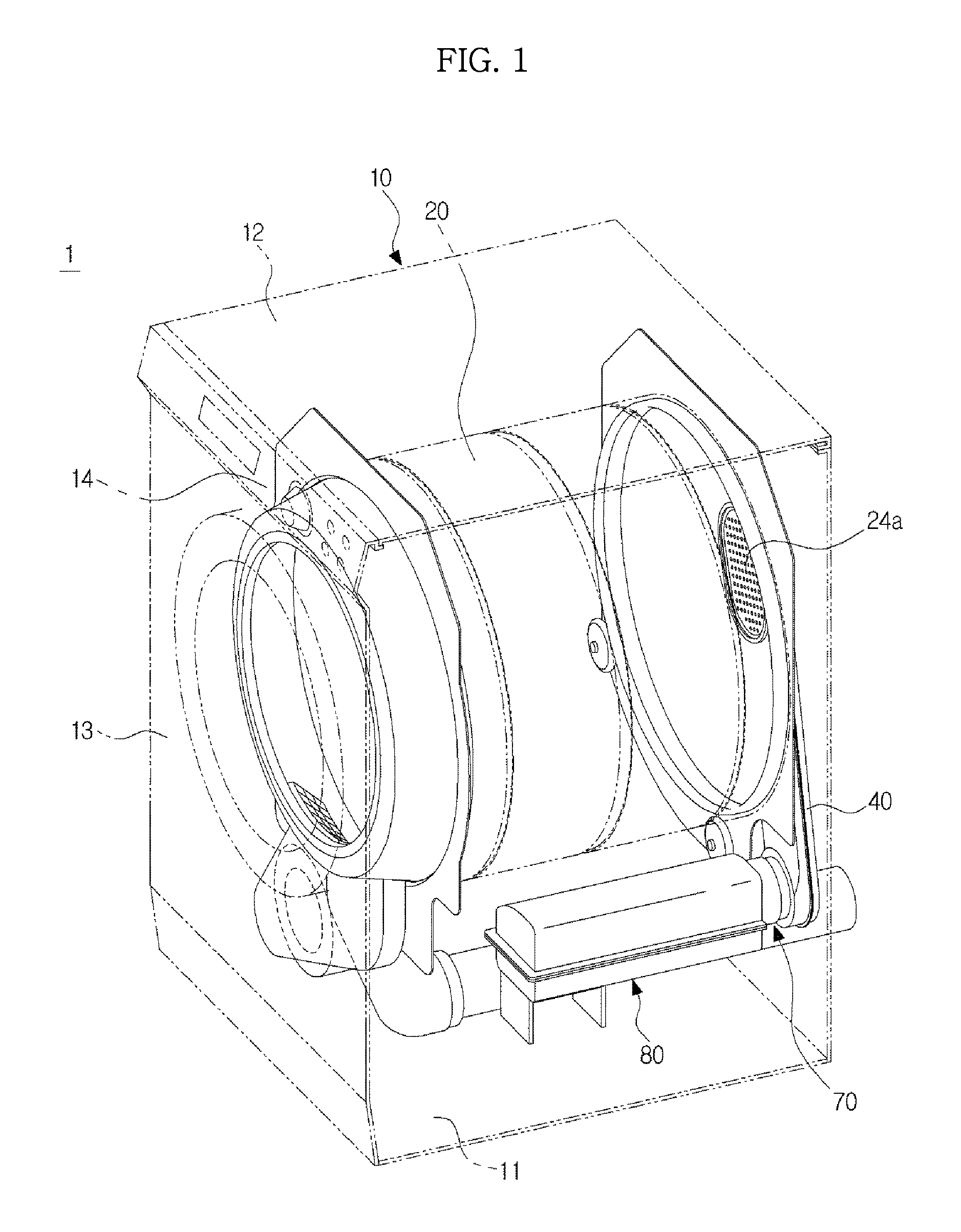 Clothing dryer and blockage detection method thereof