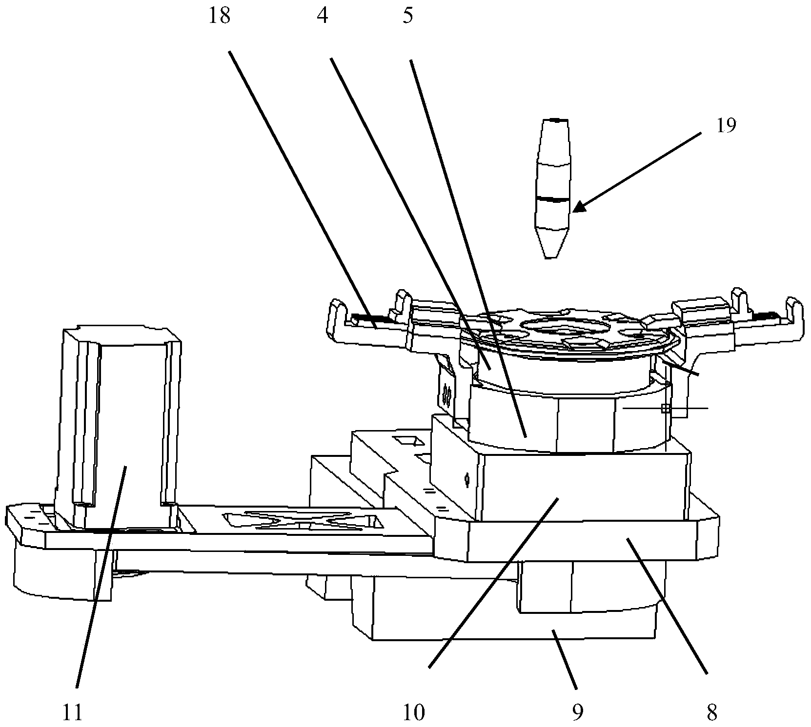 Automatic welding machine for automobile shock absorber cover