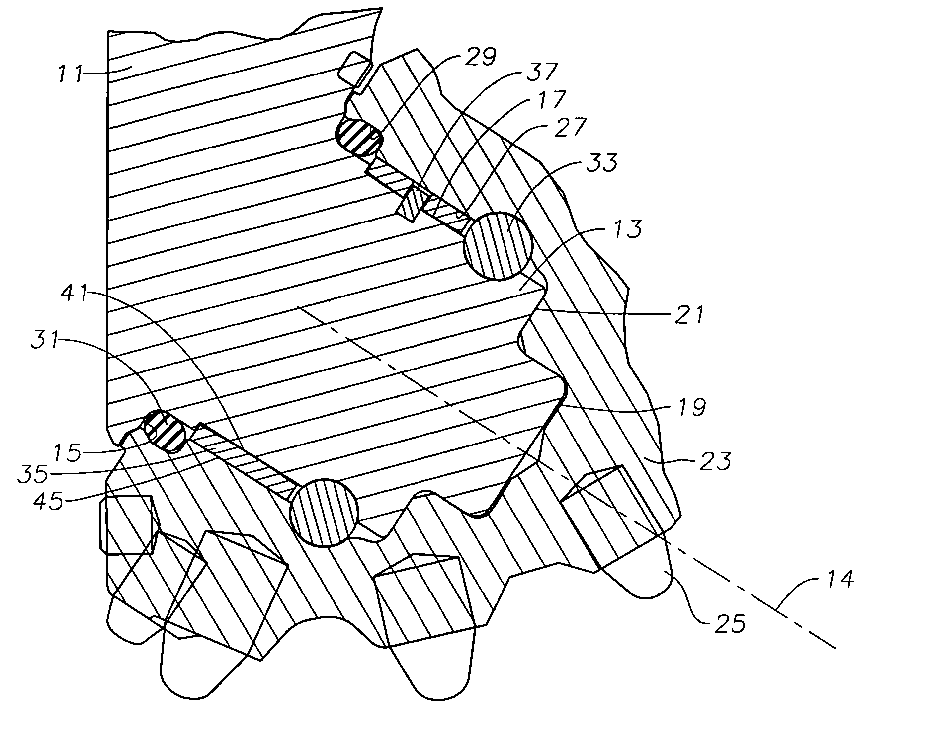 Bearing insert sleeve for roller cone bit