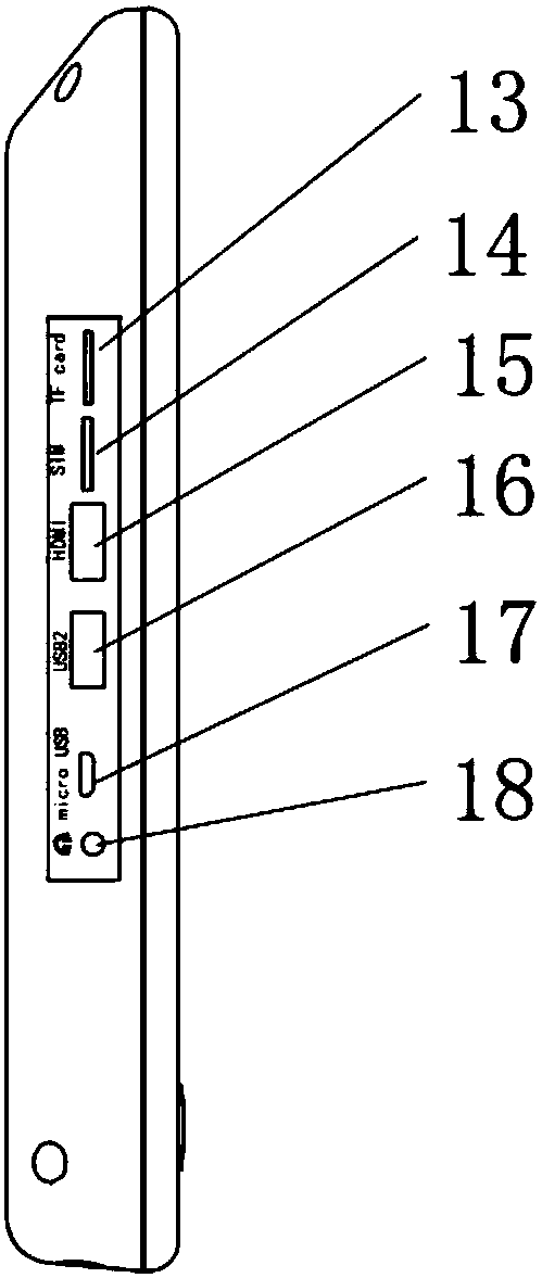 Ward bed medical monitoring system and terminal