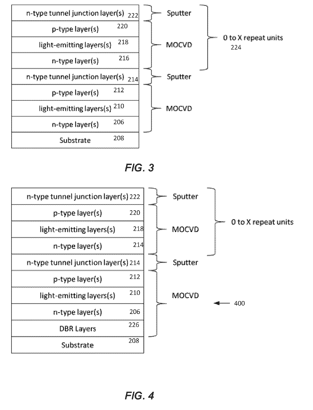 Methods for fabricating iii-nitride tunnel junction devices