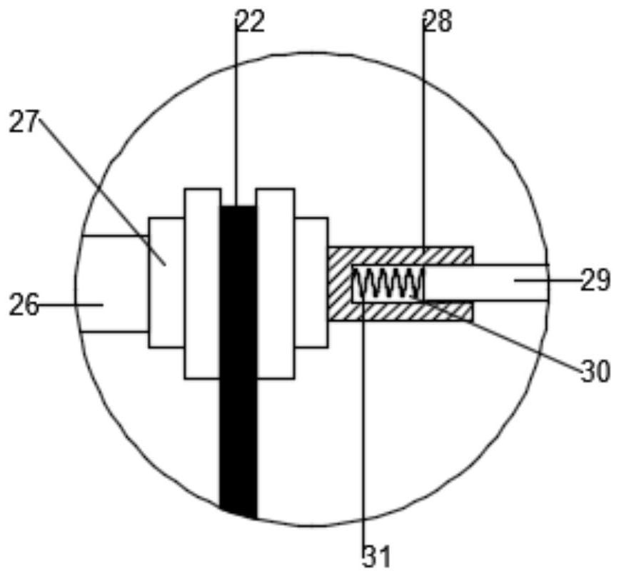 Mechanical part surface polishing device