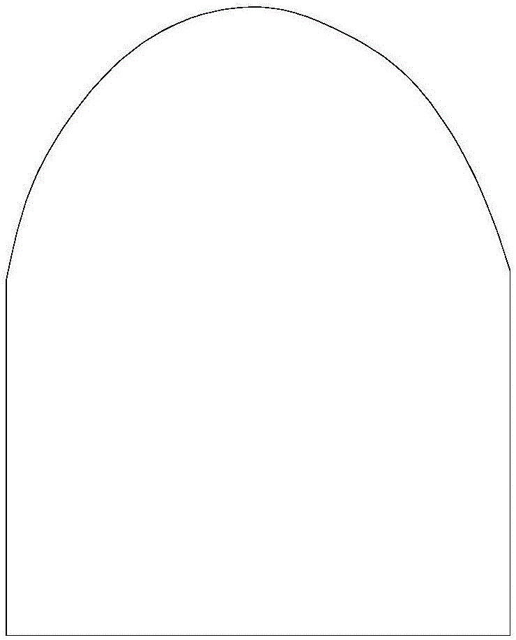 Non-blasting construction method of hard-rock tunnel in city