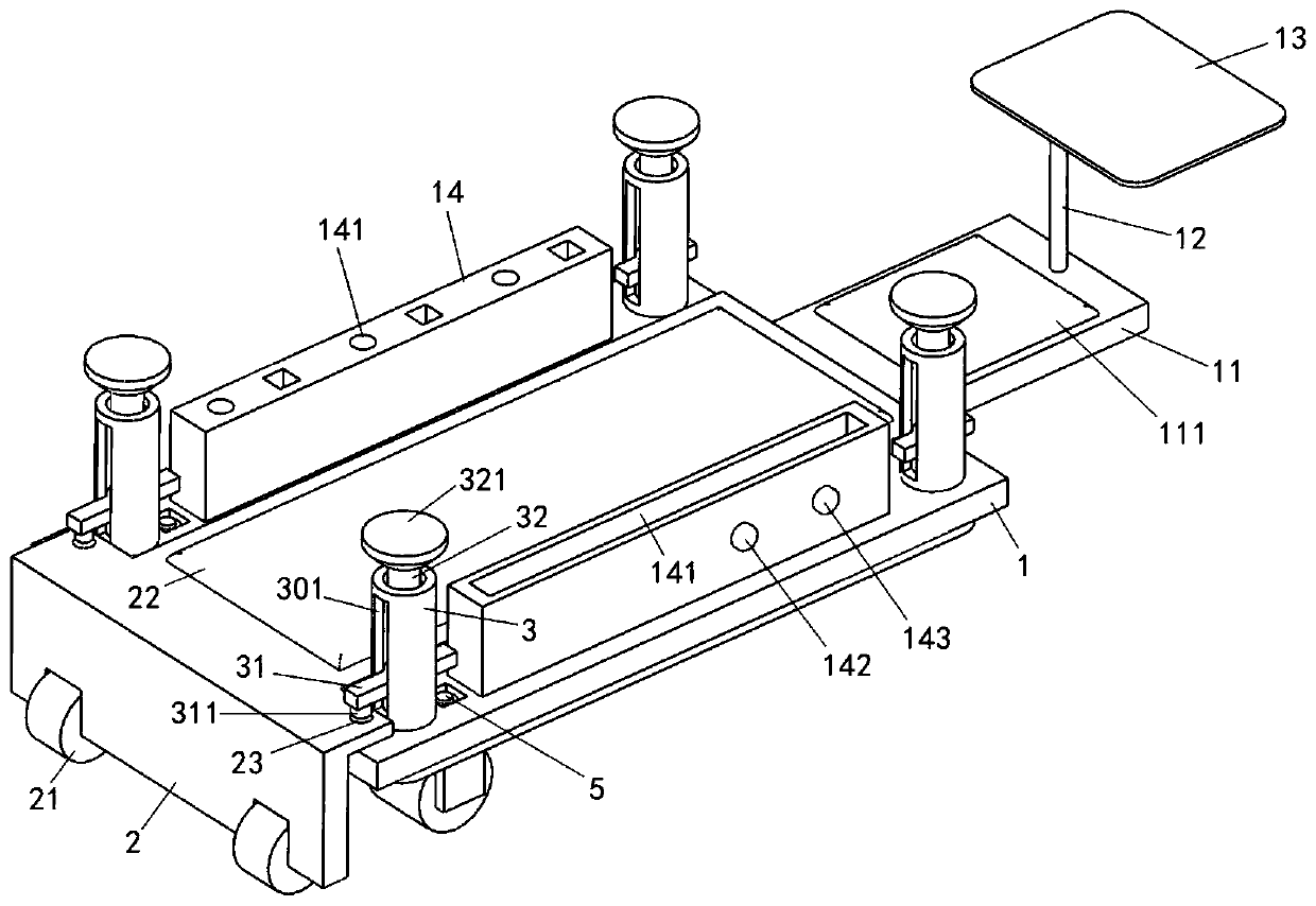 Safety trolley for automobile chassis maintenance