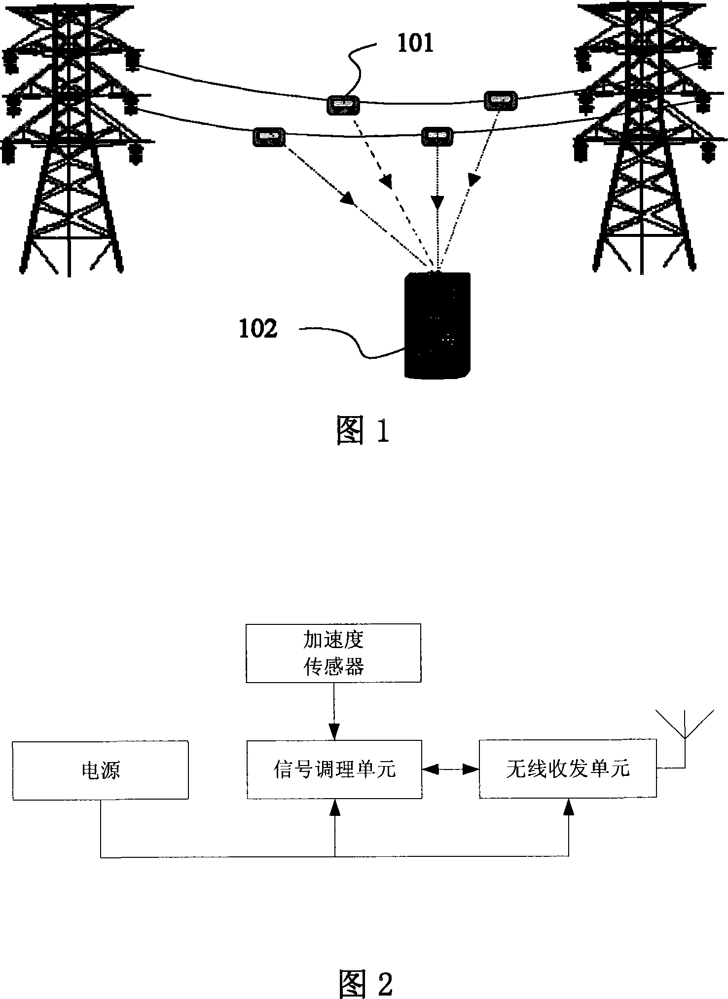 Overhead transmission line galloping monitoring method and apparatus