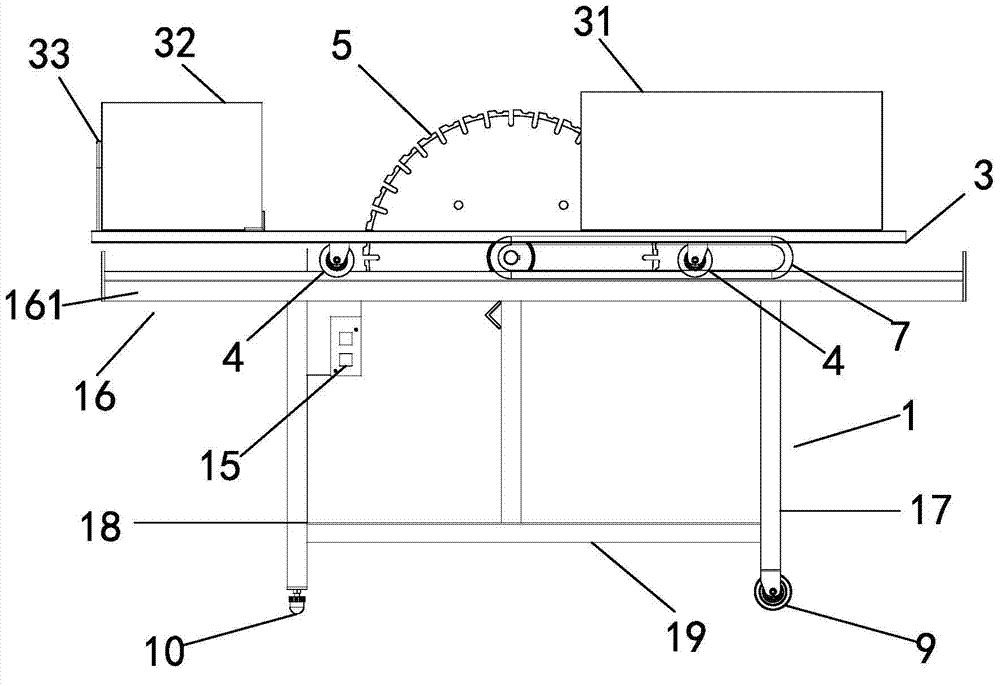 Closed dustproof light brick cutting machine