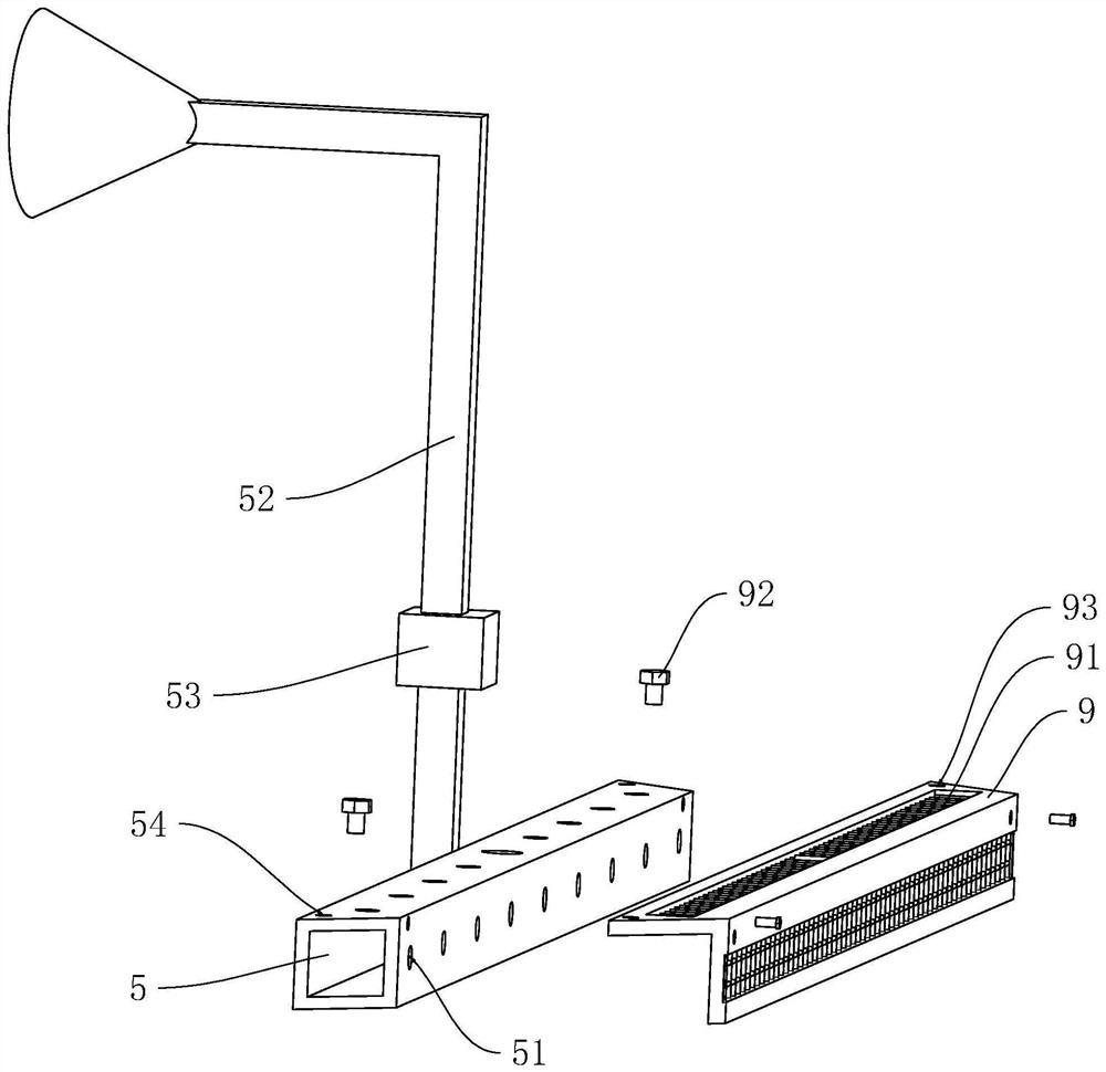 Low-energy-consumption house energy-saving ventilation system