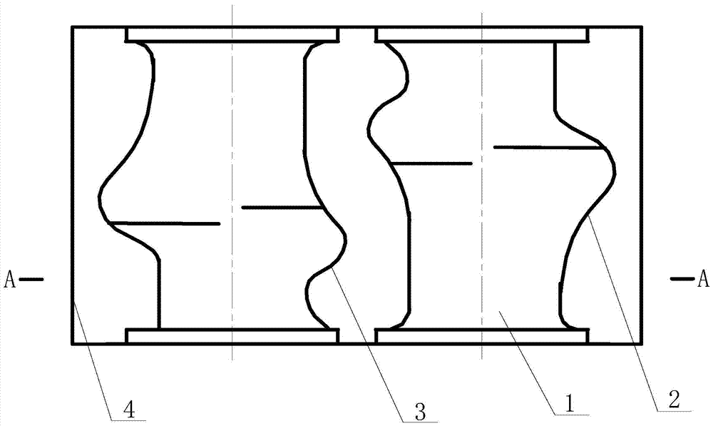 A kind of involute rotor of internal mixer