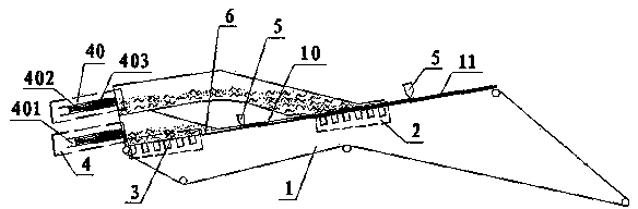 Fiber net wet forming technology and special device thereof