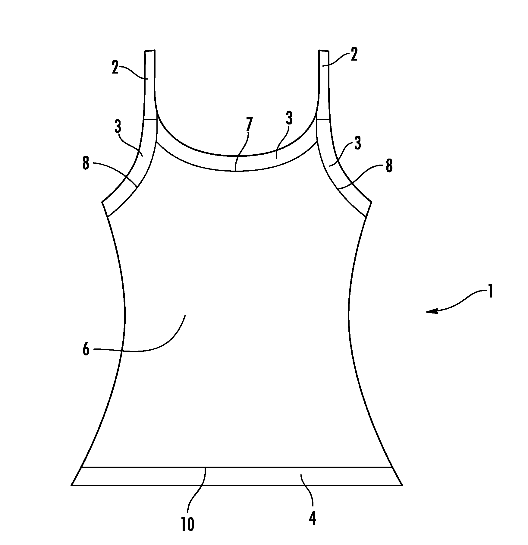 Self-adjusting shapewear garment