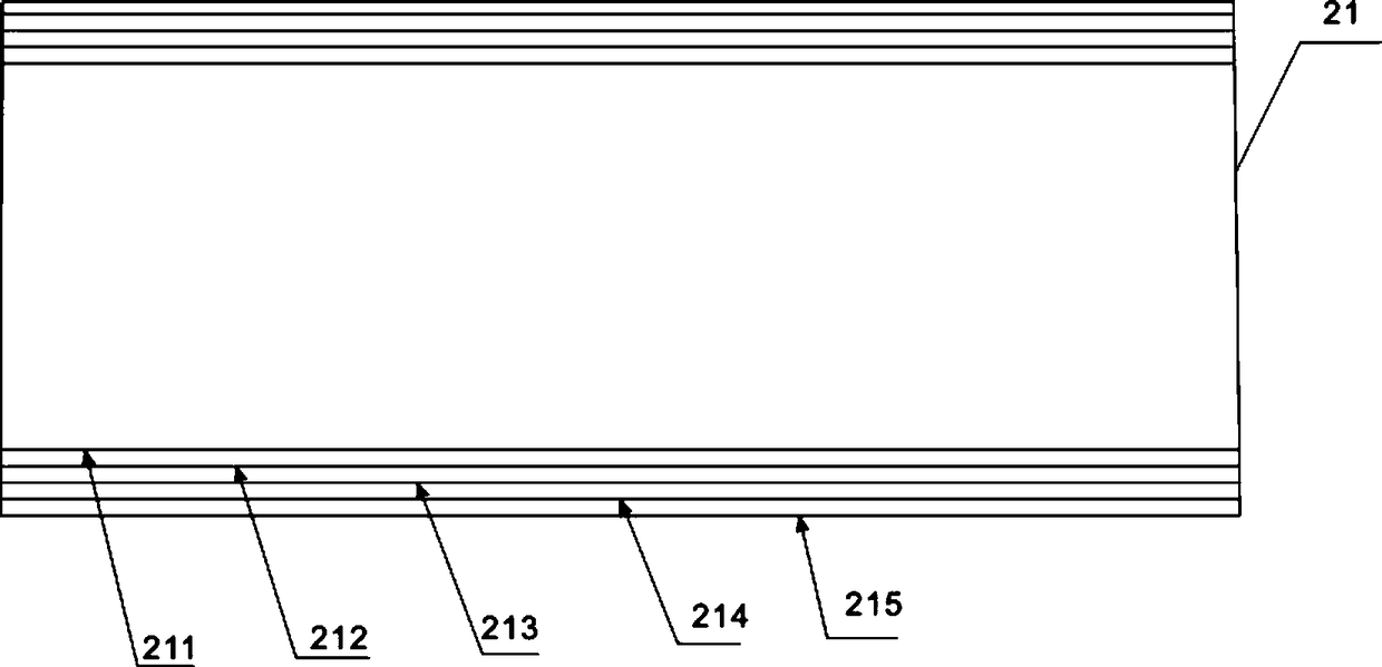 Glass fiber and carbon fiber hybrid composite bicycle middle tube and preparation method thereof