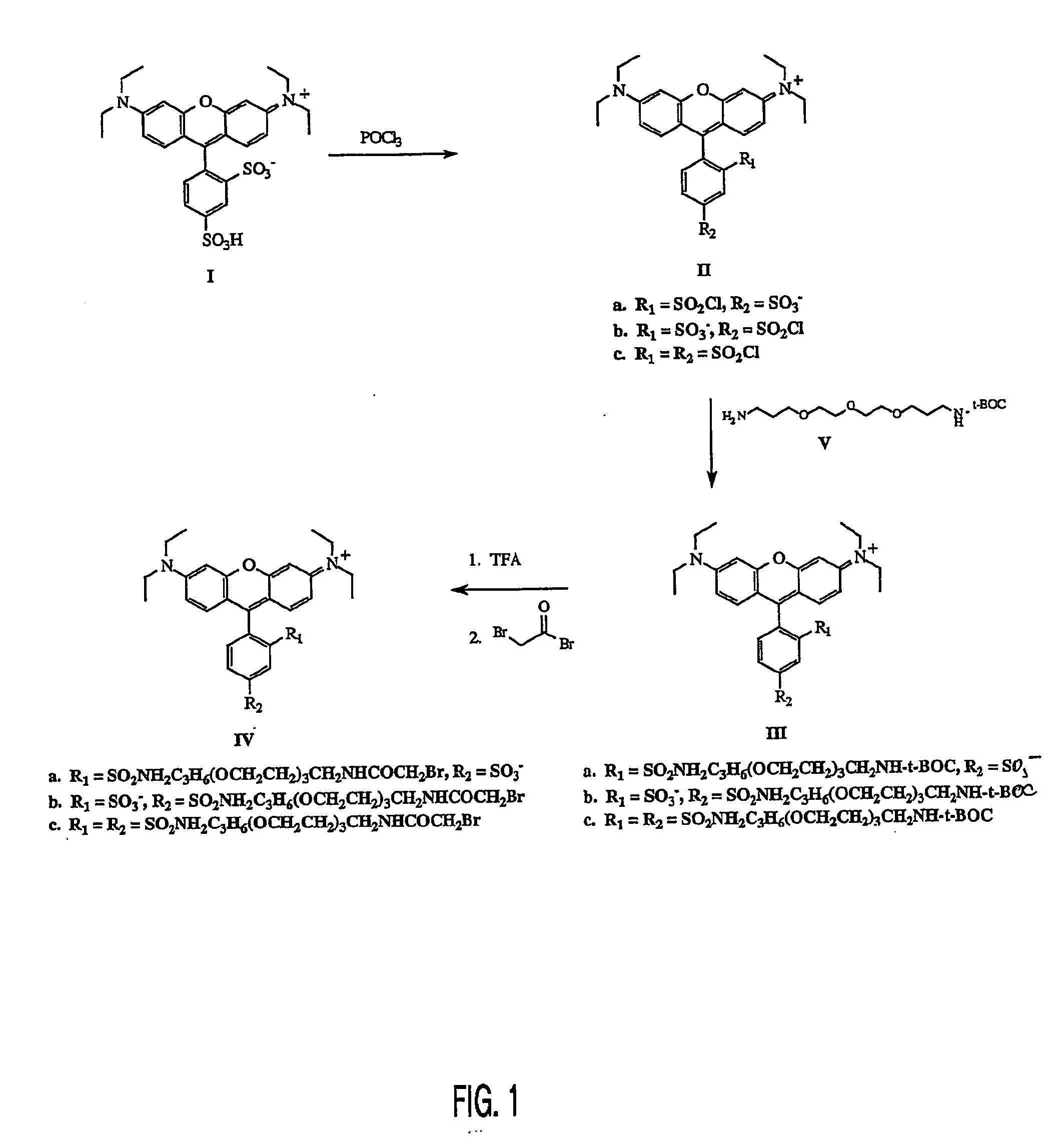 Separation process and dyes for use therewith