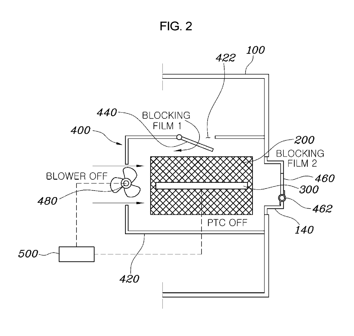 Head lamp for vehicle including moisture removing apparatus