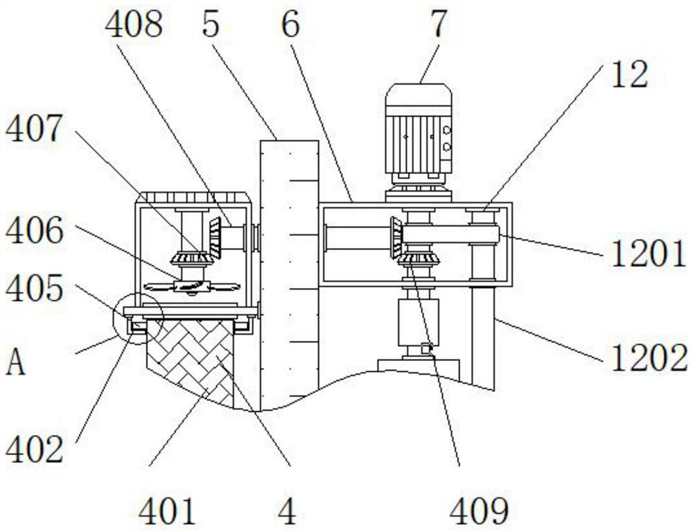 Mold grinding machine with dust removal function