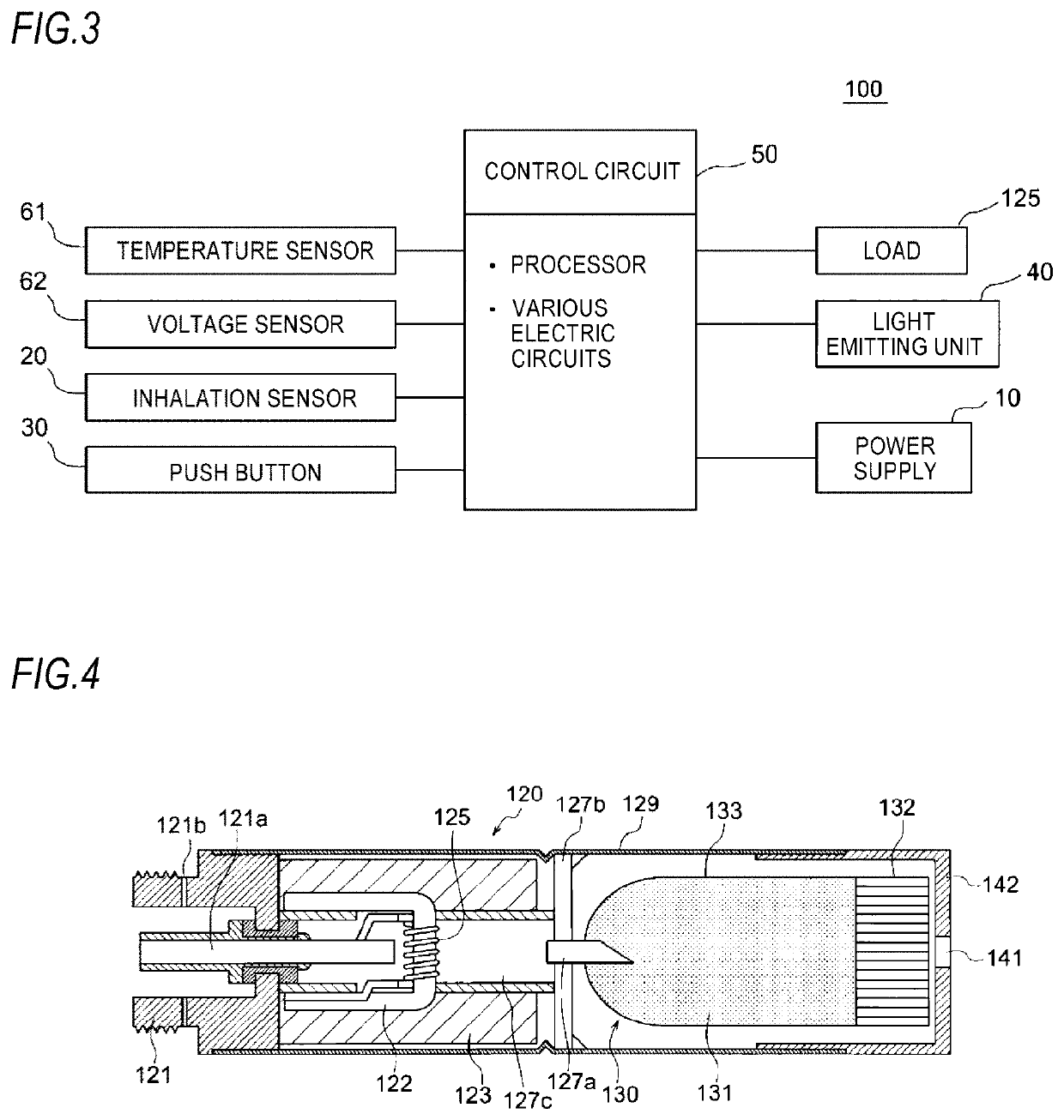 Inhalation component generating device, control circuit, and control method and control program of inhalation component generating device