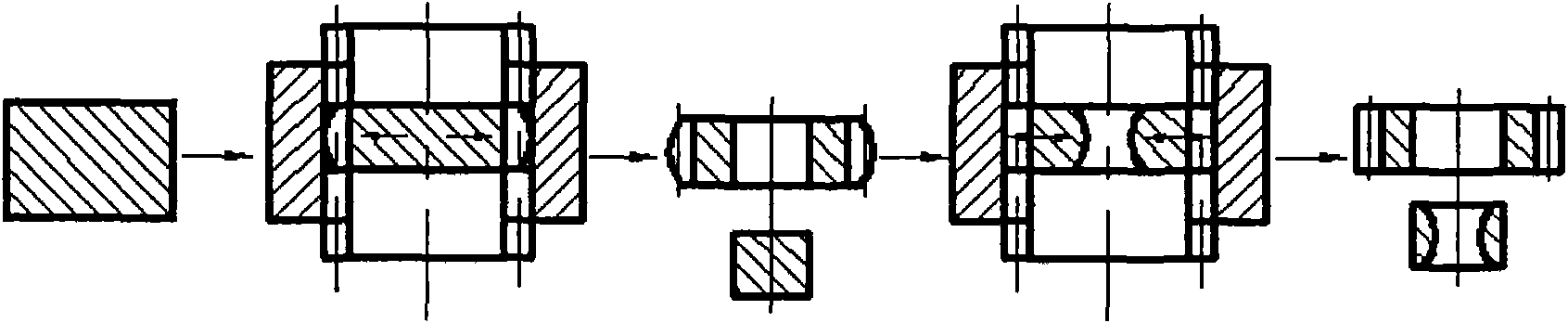 Cold precision forming technique of helical-spur gear and device thereof