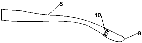 Anti-radiation glasses with wireless transmission-type bone conduction earphones