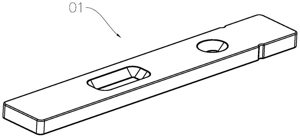 Fluorescence immunoassay analyzer and reagent card inserting, guiding and anti-pulling mechanism