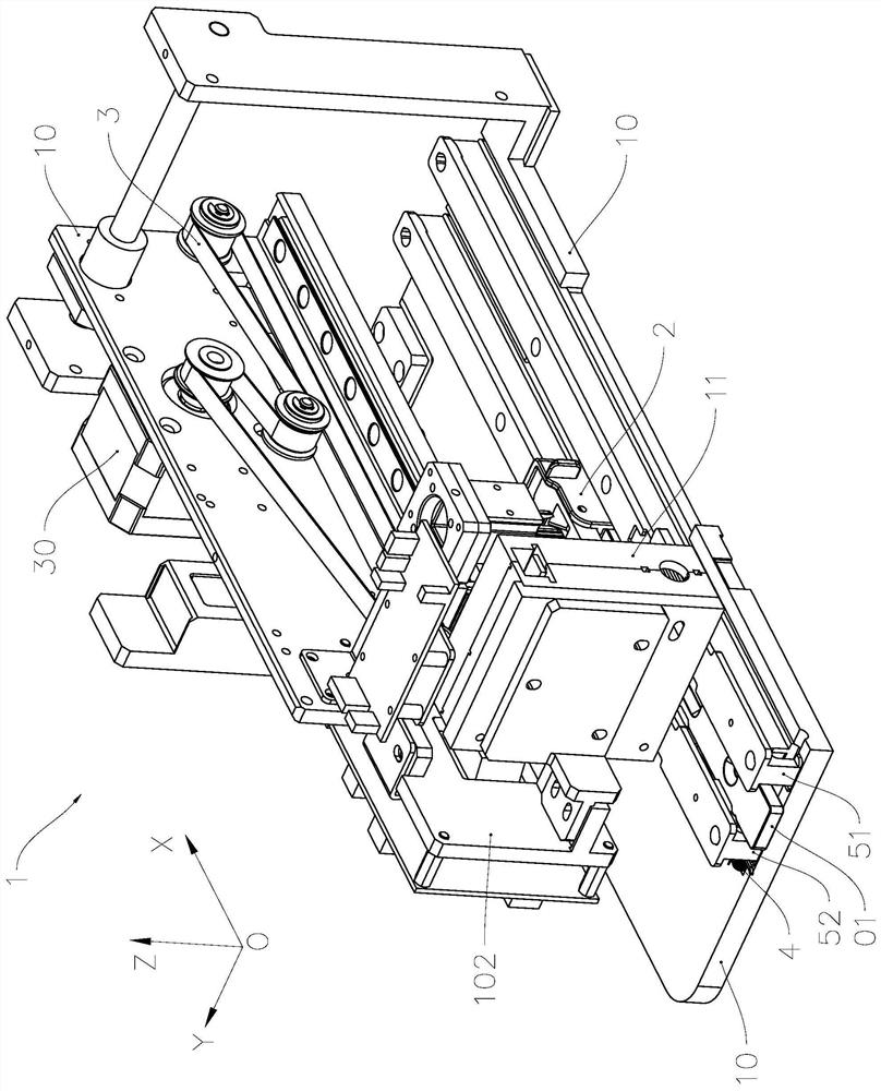 Fluorescence immunoassay analyzer and reagent card inserting, guiding and anti-pulling mechanism