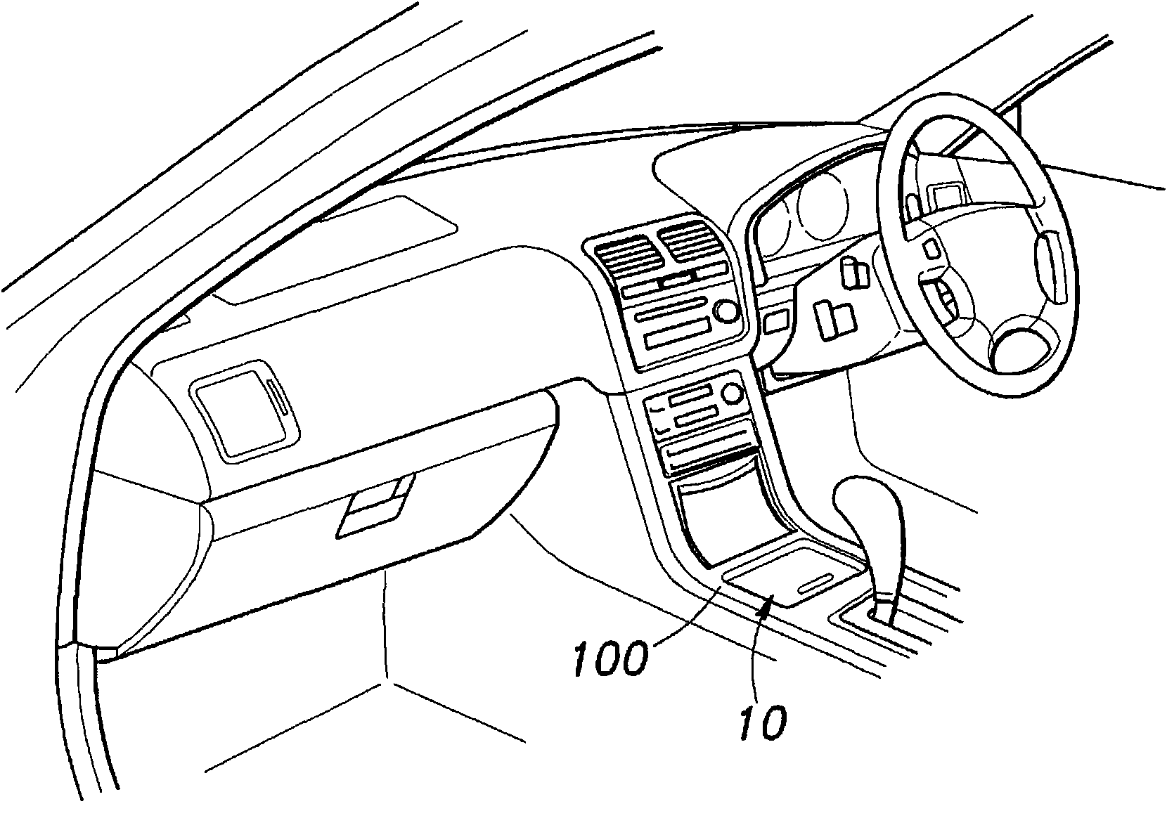 Lid opening and closing device