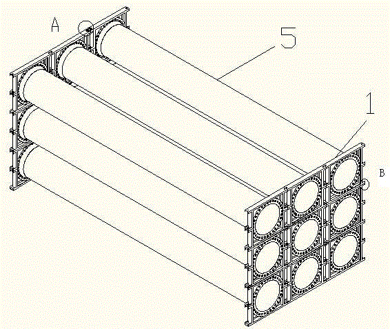 Transportation tool for finished pipelines with flanges