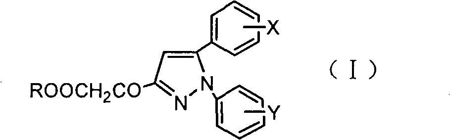 Pyrazoleoxy acetic acid compounds, preparation method and use