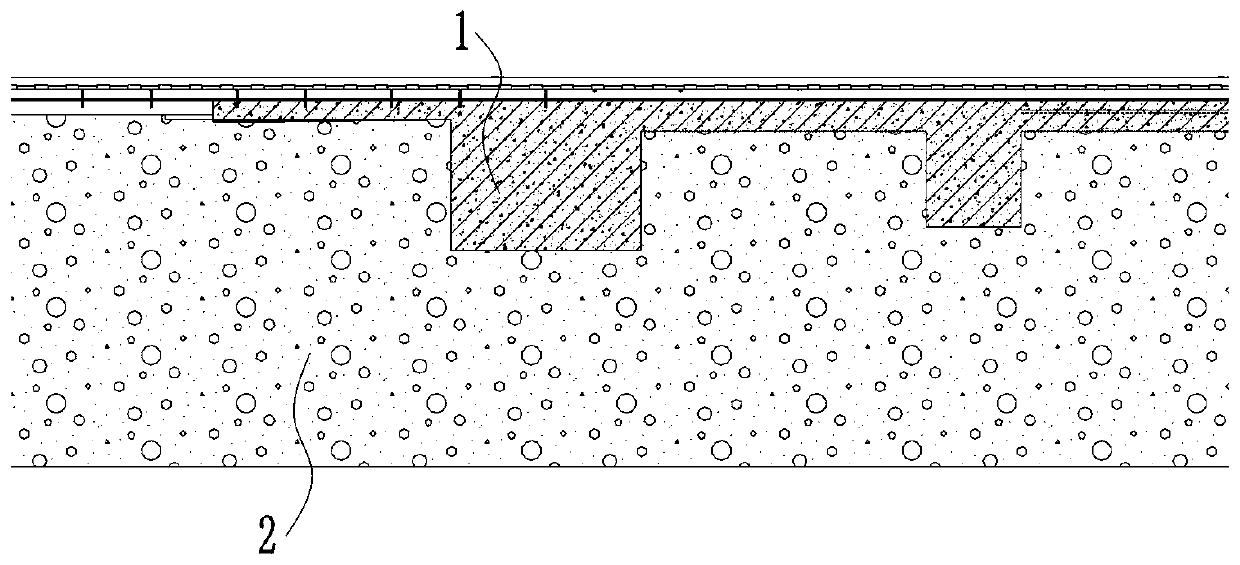 End thorn anchor force enhancing structure and construction method