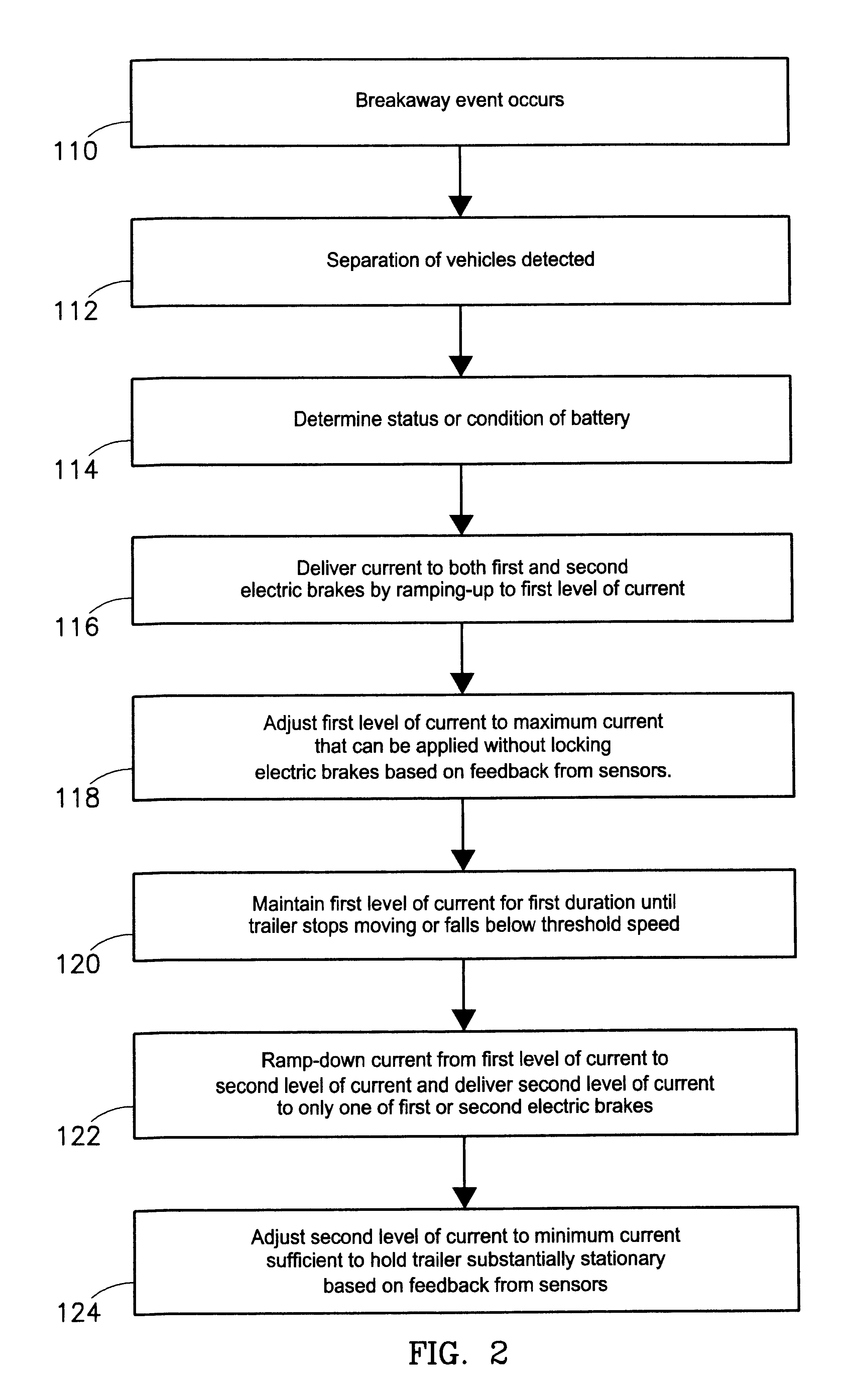 System and method for managing electric brakes