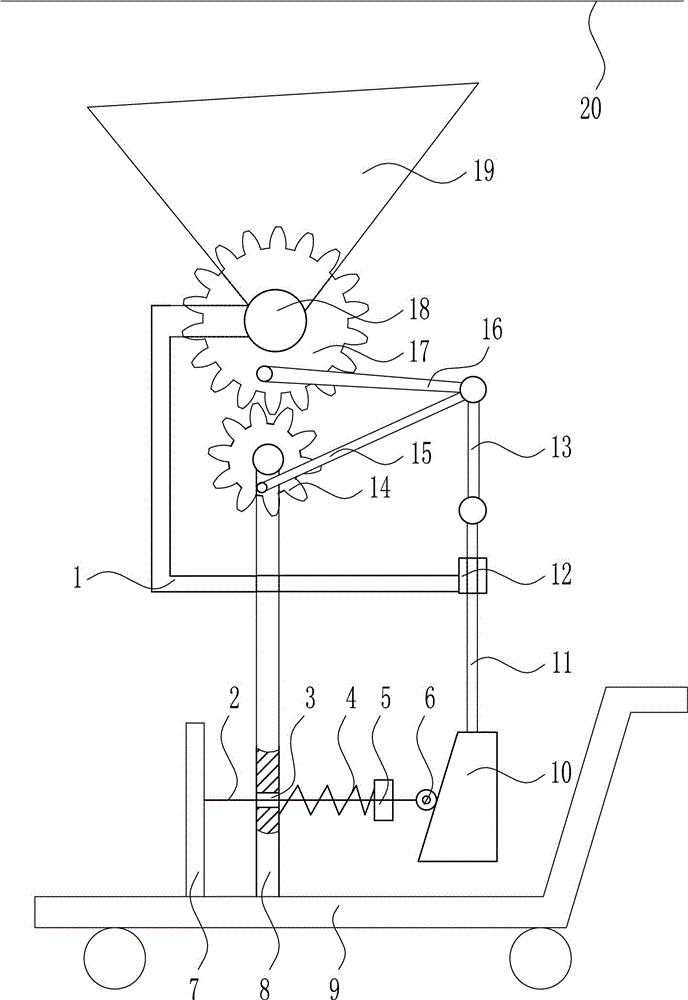 Snow pressure resisting apparatus for power transmission line