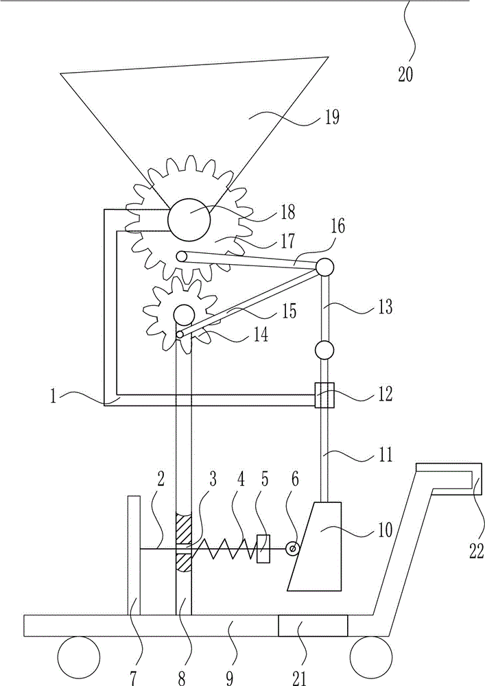 Snow pressure resisting apparatus for power transmission line