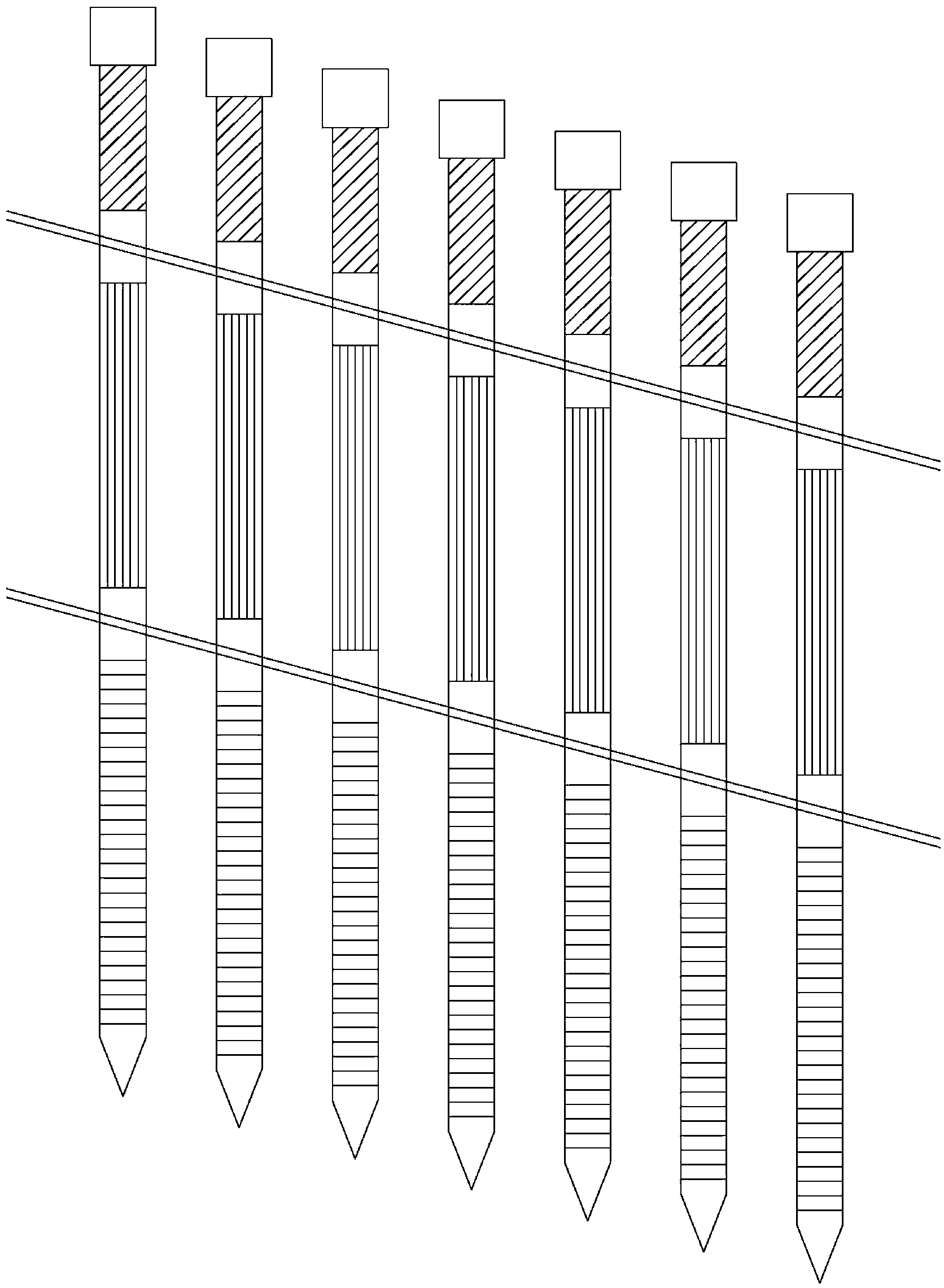 Small head nail for wall cement slab