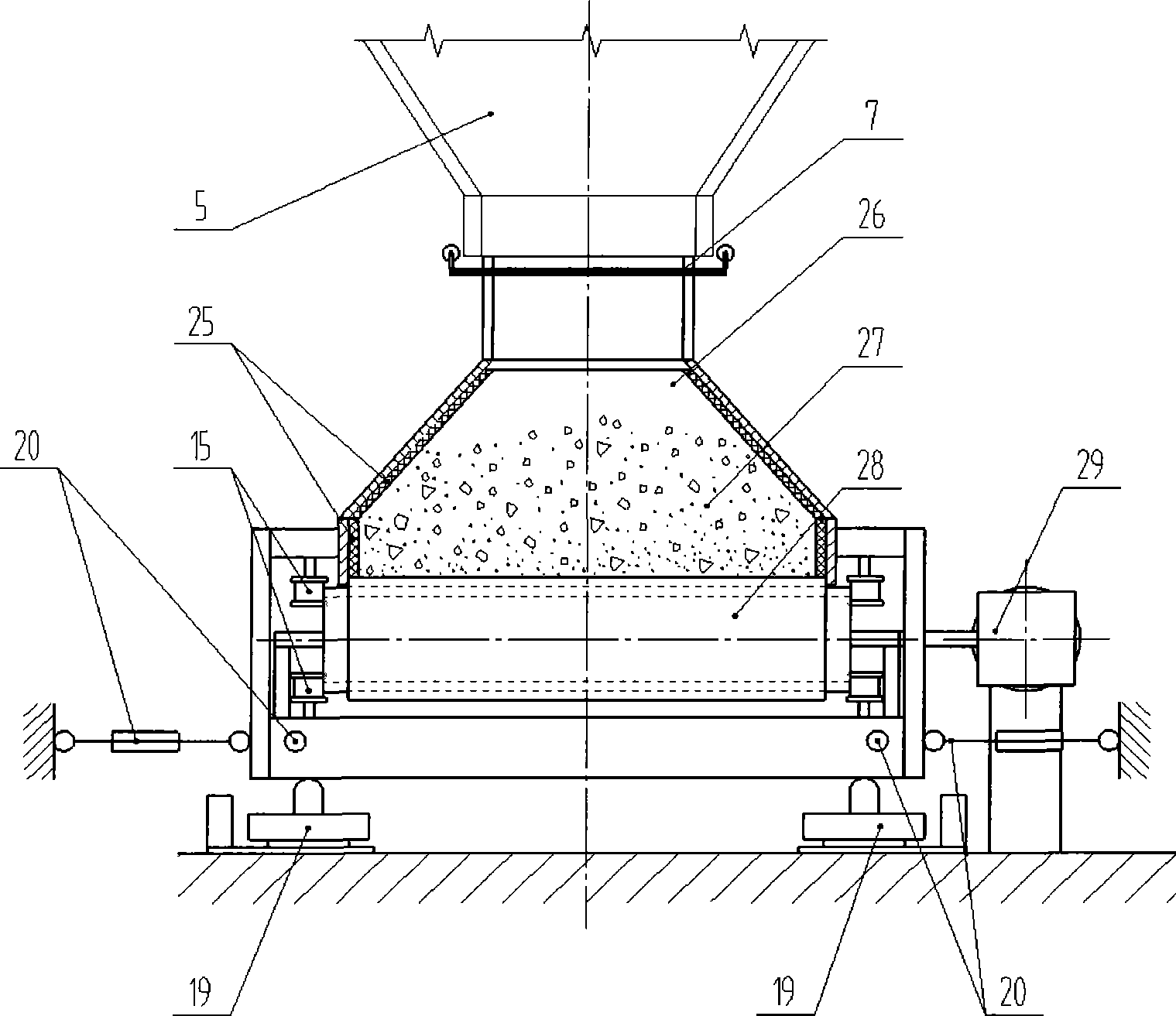 Fixed-weight loading equipment